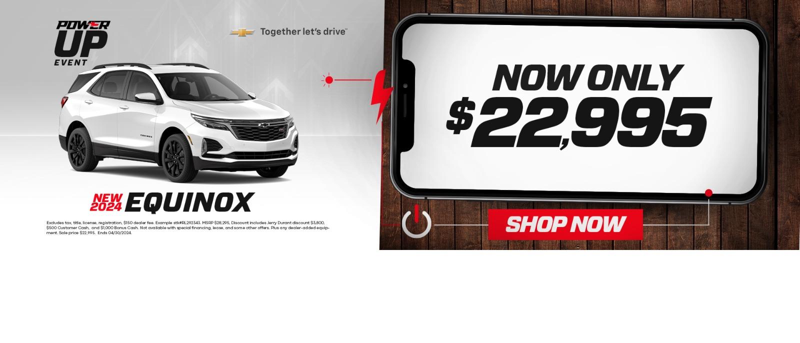 2024 Chevy Equinox Offer in Burleson TX