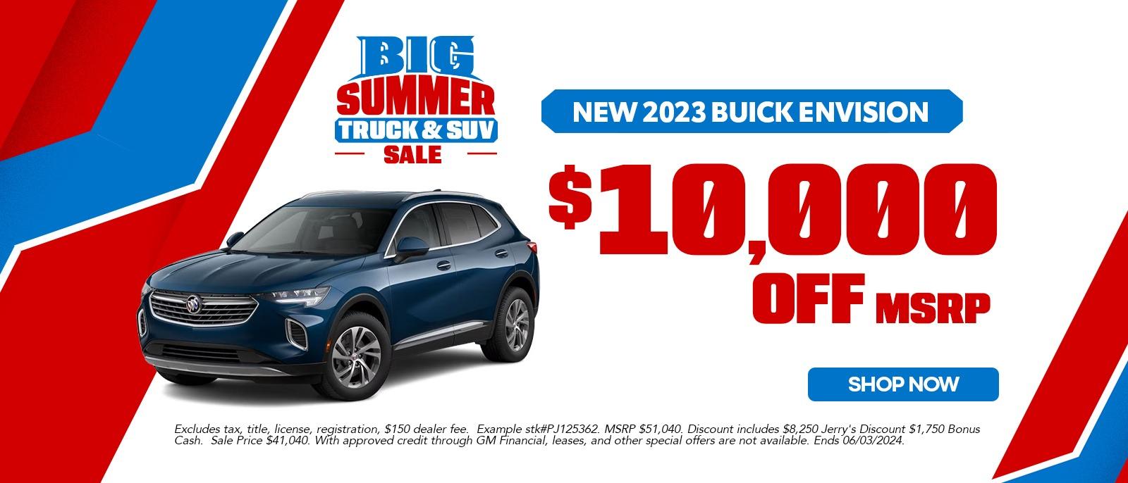 New 2023 Buick Envision Offer in Weatherford