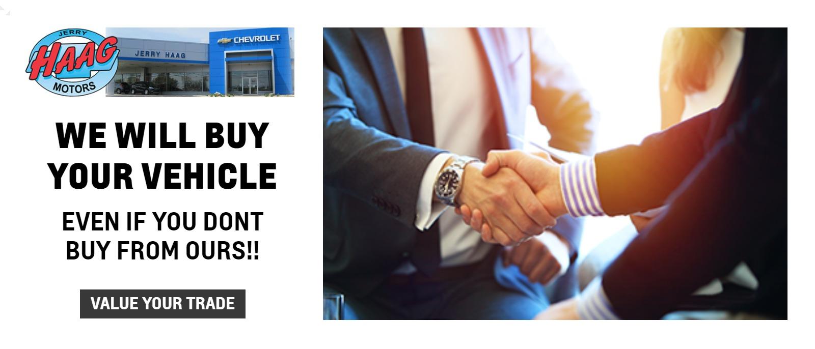 Value Your Trade at Jerry Haag Motors