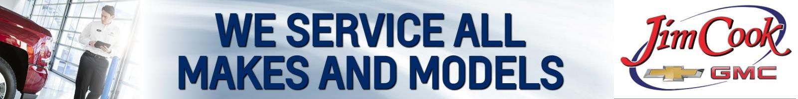 Service Banner We Service all Makes and models