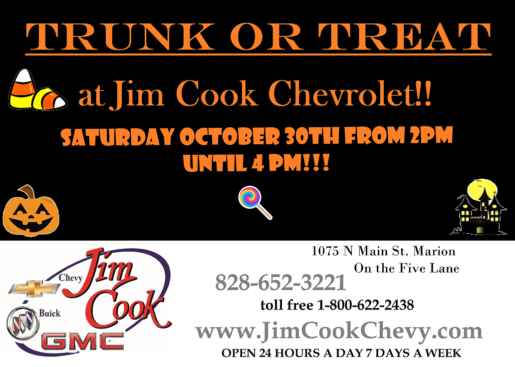 2021 Jim Cook Trunk or Treat