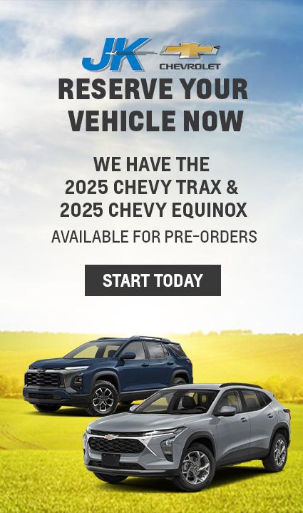 Reserve your vehicle now