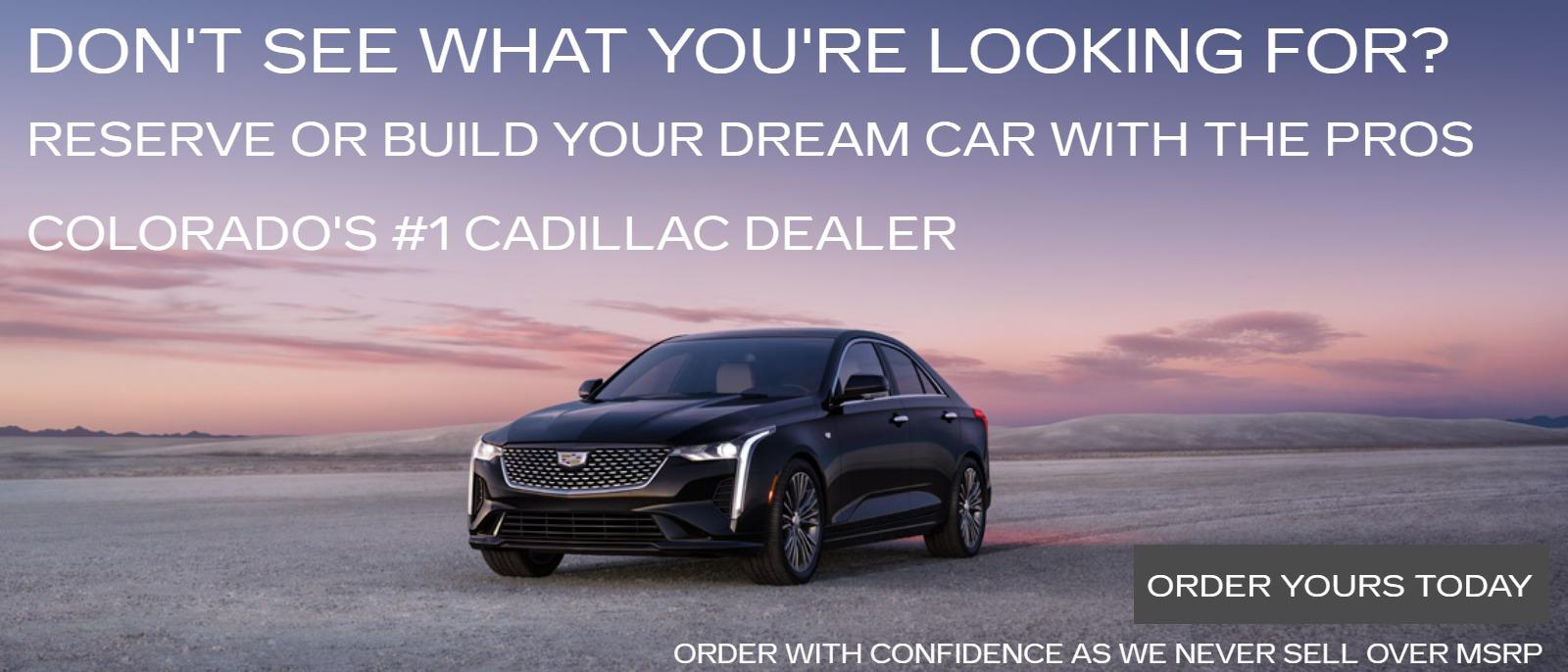 Cadillac Order Form