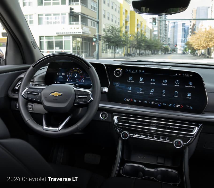 2024 Chevy Traverse Interior Features & Dimensions