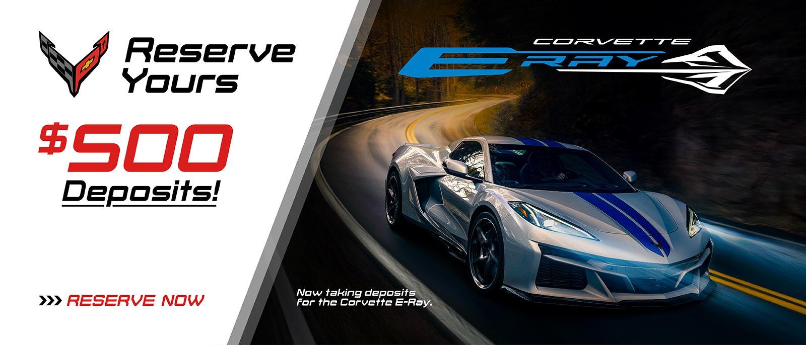 Reserve your 2024 Corvette E-Ray at Bomnin Chevrolet in Miami