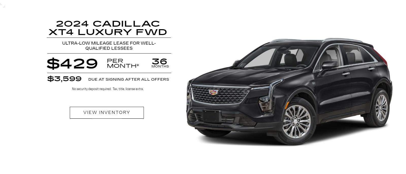 2024 Cadillac XT4 FWD Luxury Lease Offer