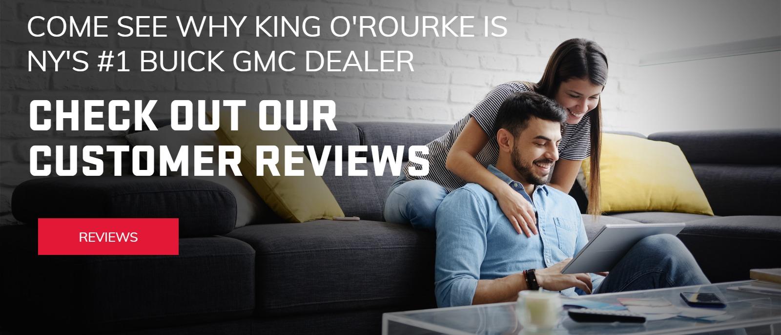 Customer Reviews for King O'Rourke Buick GMC in Smithtown, NY