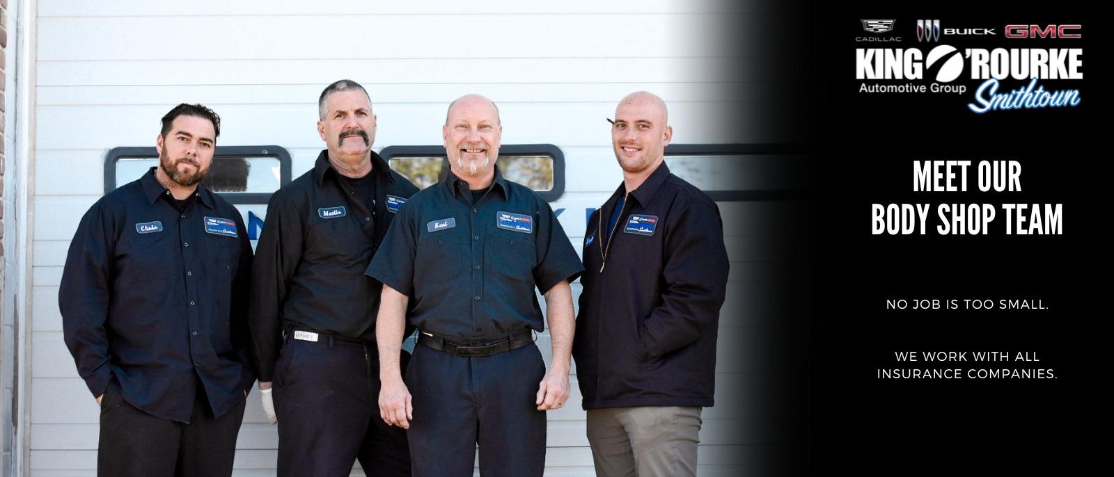 Meet the King O'Rourke Body Shop Team in Smithtown, NY