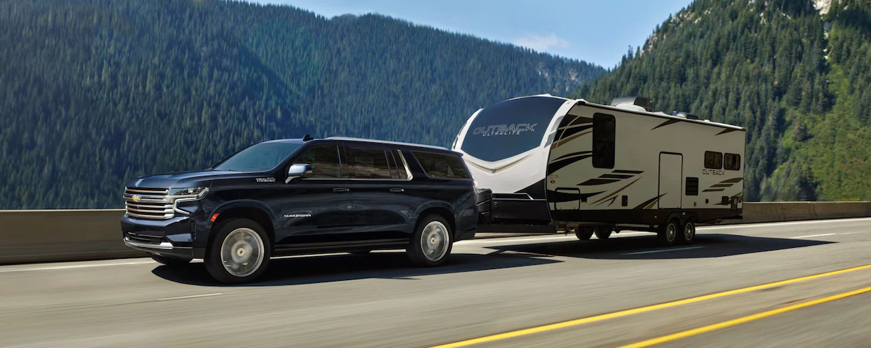 2023 Chevrolet Suburban Towing Travel Trailer