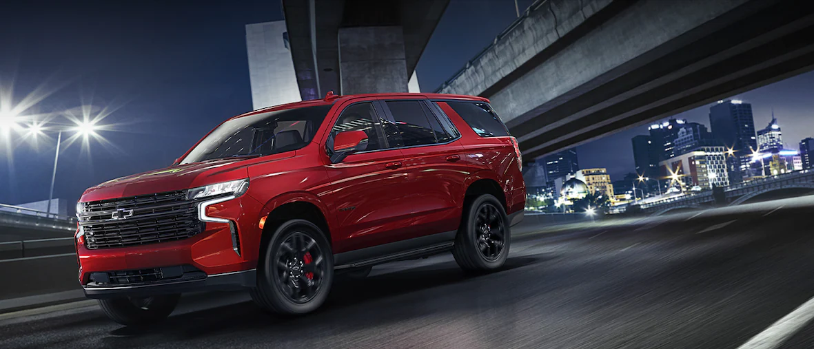 2023 Chevrolet Tahoe Driving at Night