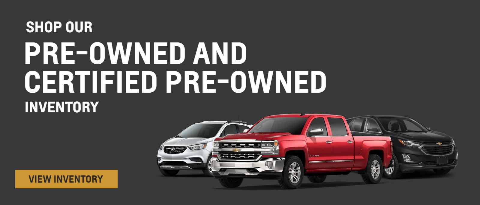 Shop Our Pre-Owned and Certified Pre-Owned Inventory!