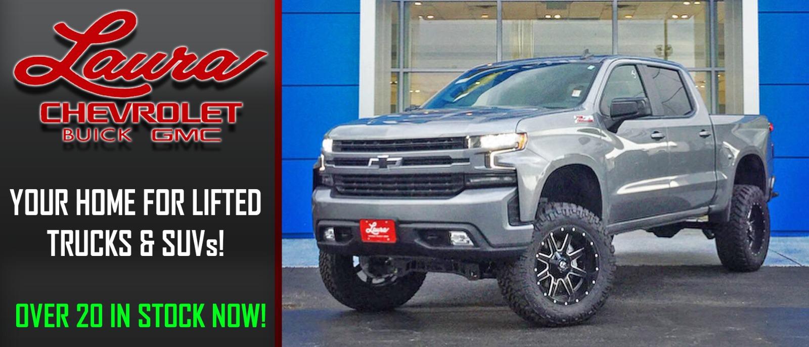 Click here to find your new Lifted Chevy or GMC Truck or SUV