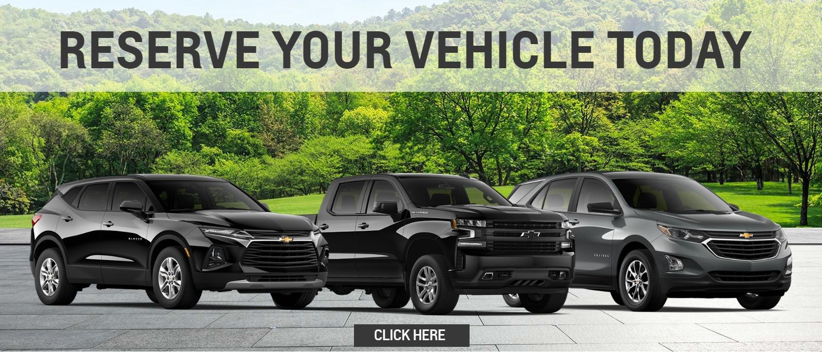 Reserve Your Vehicle Toda