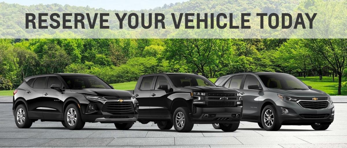 Reserve Your Vehicle Today