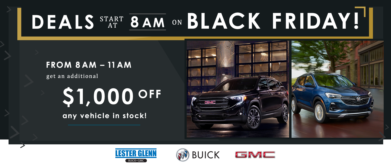 Lester Glenn Buick GMC is a TOMS RIVER Buick GMC dealer and a new