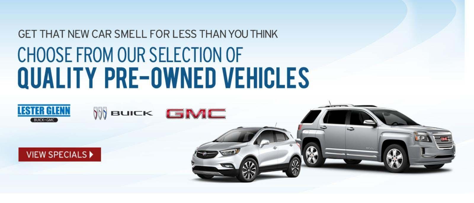 Buick GMC Pre-Owned Specials