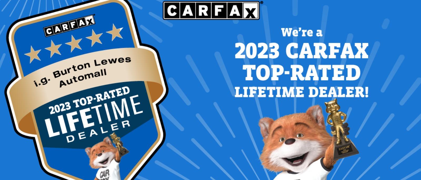 Carfax Top Rated Dealer