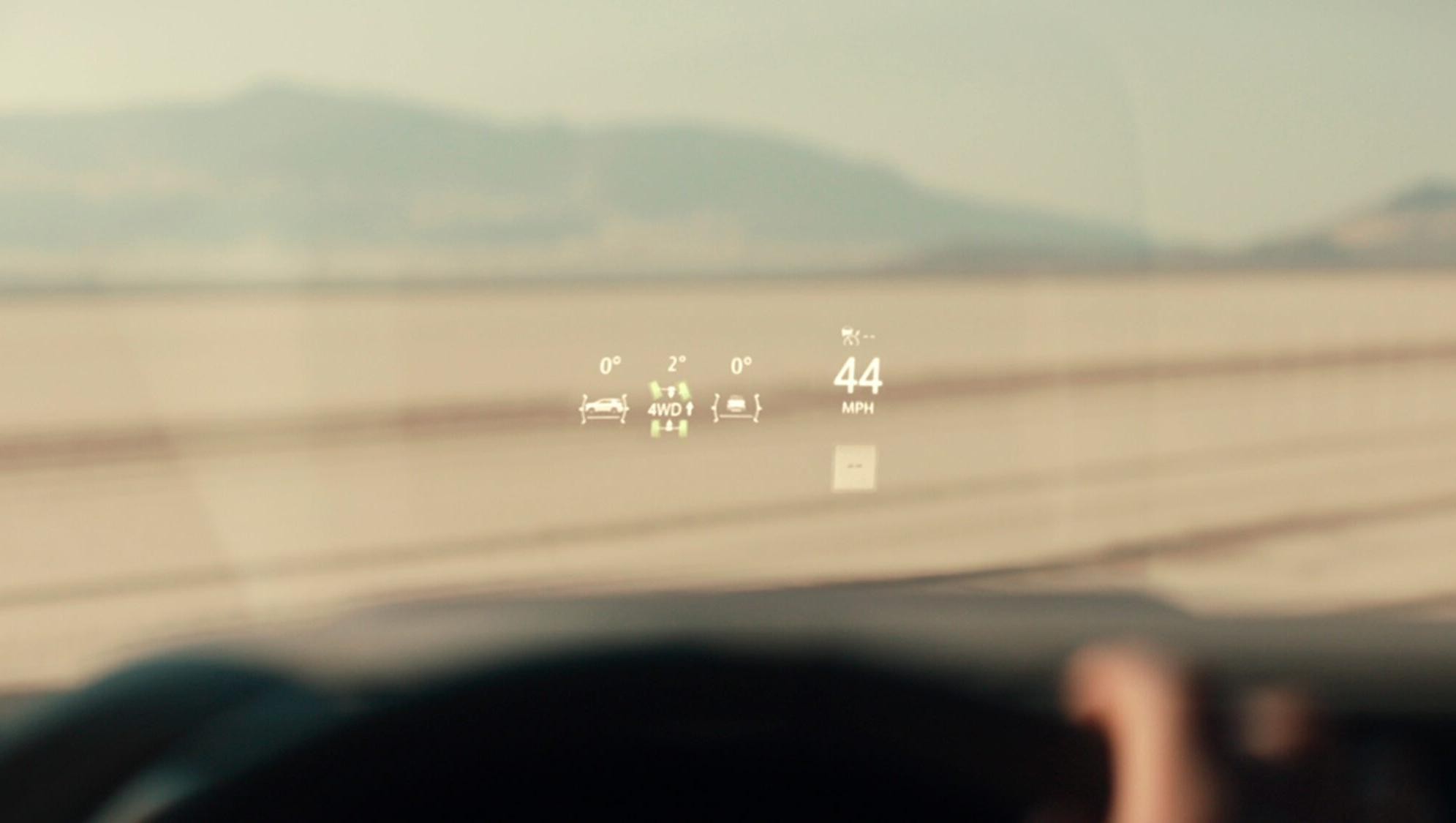 15" Diagonal Head-Up Display