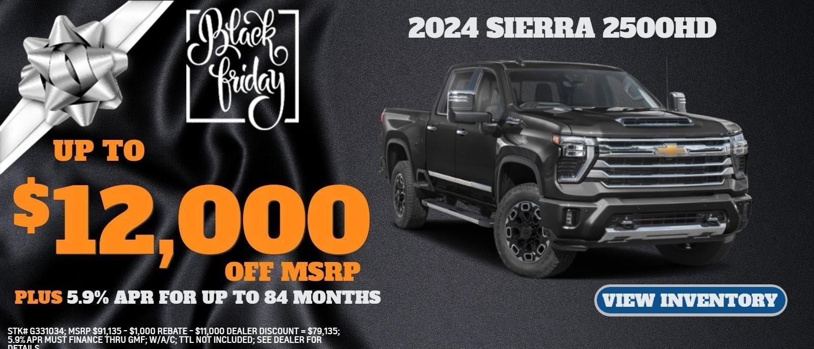 2024 SIERRA 2500HD OFFERS FROM GLENN POLK CHEVROLET BUICK GMC IN GAINESVILLE, TX