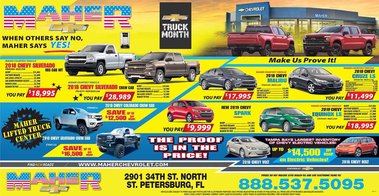 Maher Chevrolet Specials New Used