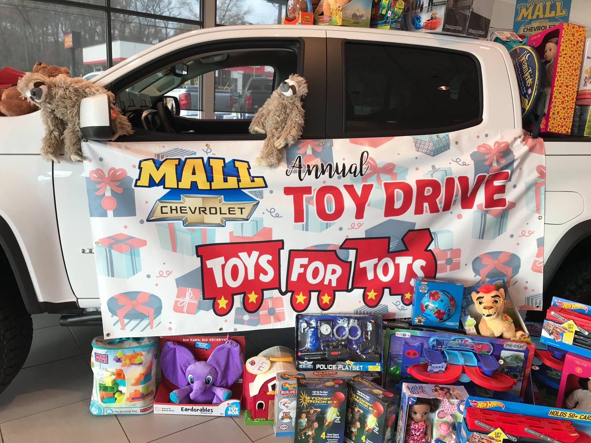 Toys For Tots At Mall Chevrolet In