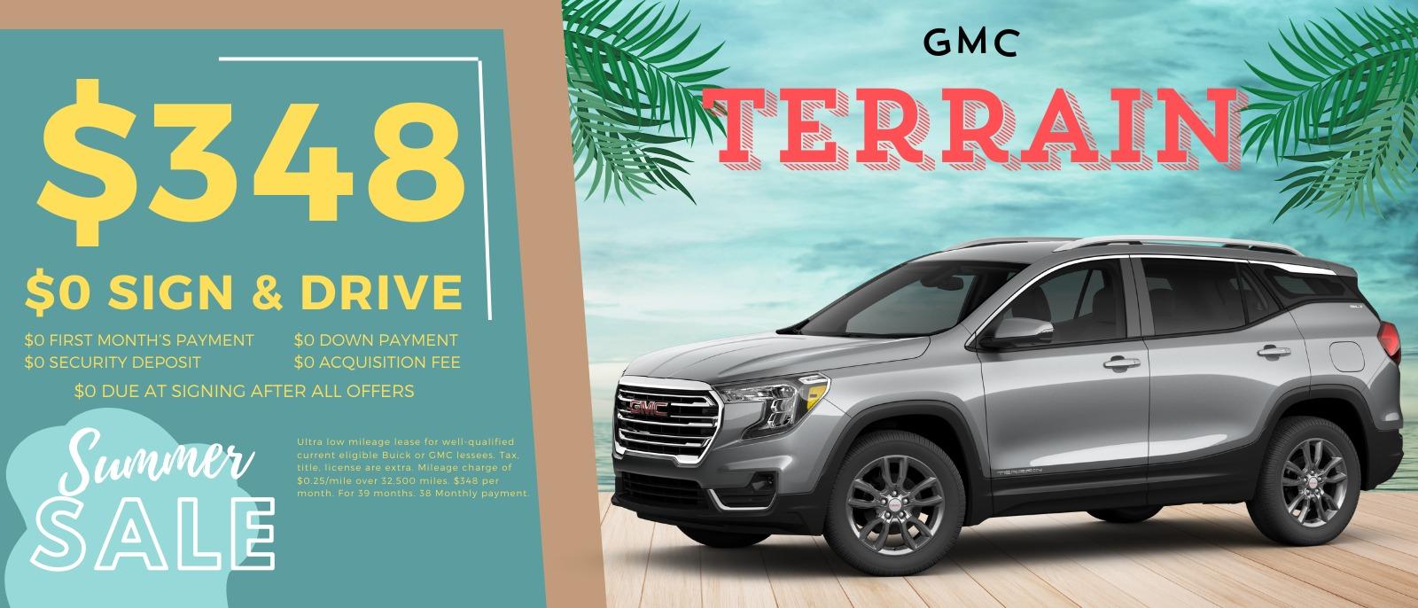 GMC Terrain Sign and Drive Lease