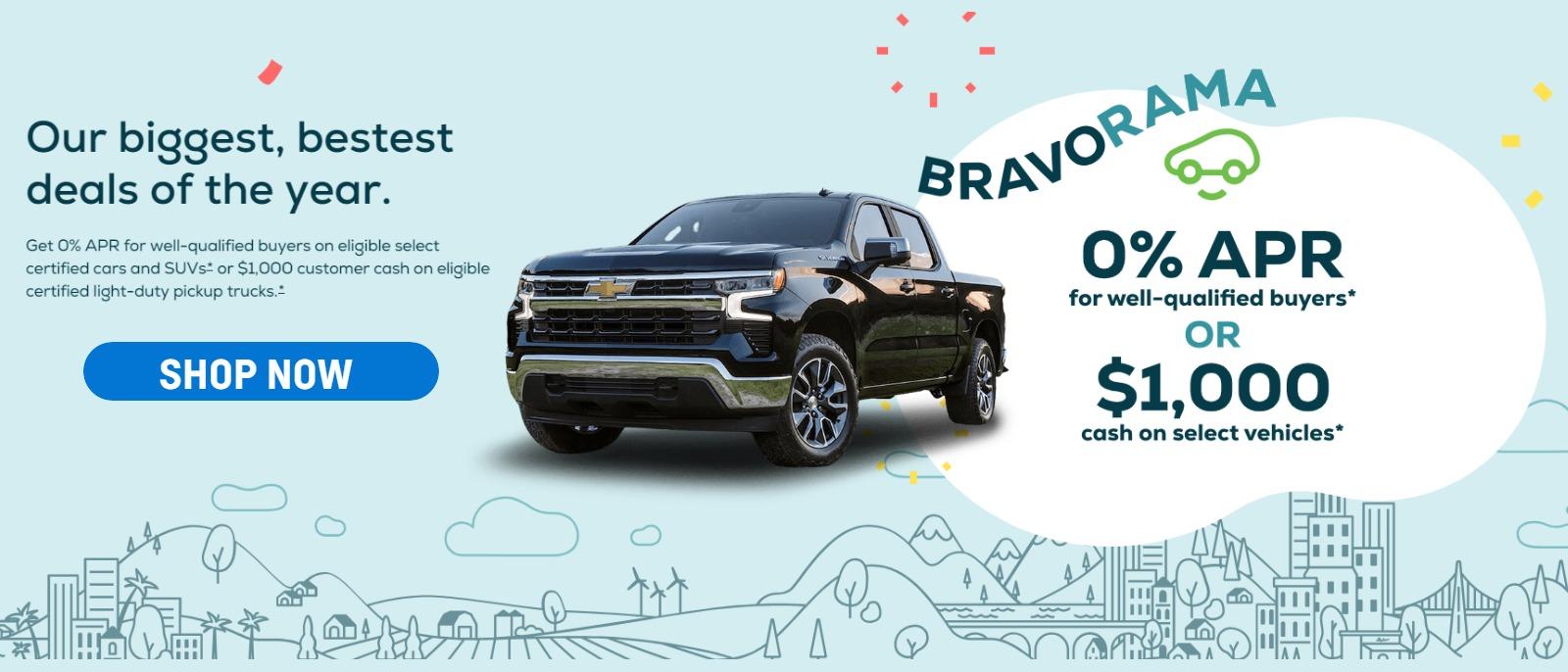 SPECIAL OFFERS ON SELECT CERTIFIED VEHICLES FROM CARBRAVO AND DAVE MCDERMOTT CHEVROLET