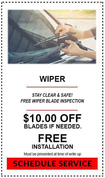 wiper service coupon