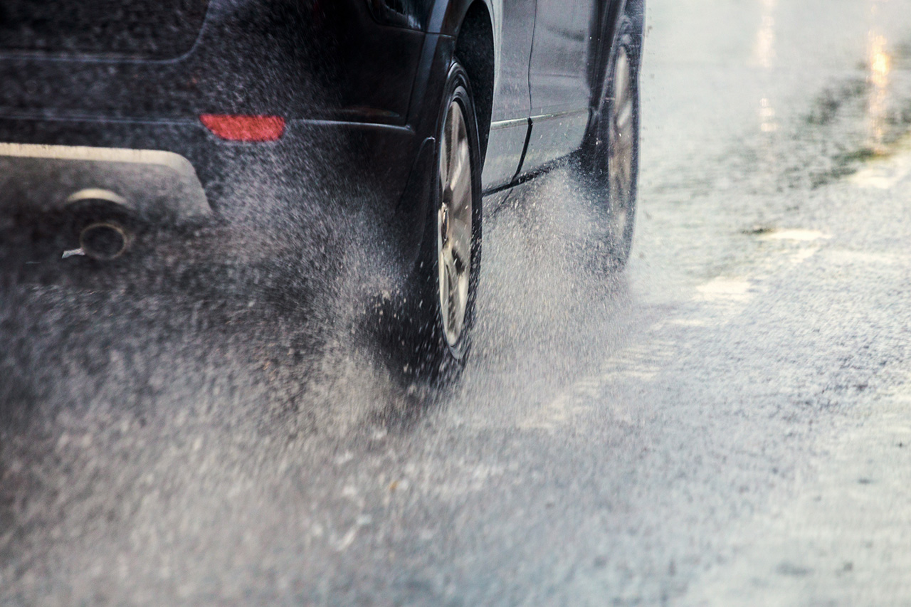 Driving in Heavy Rain