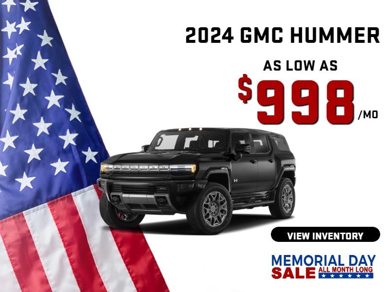 2024 GMC Hummer
Stock GA3938

$998/mo $6995 down