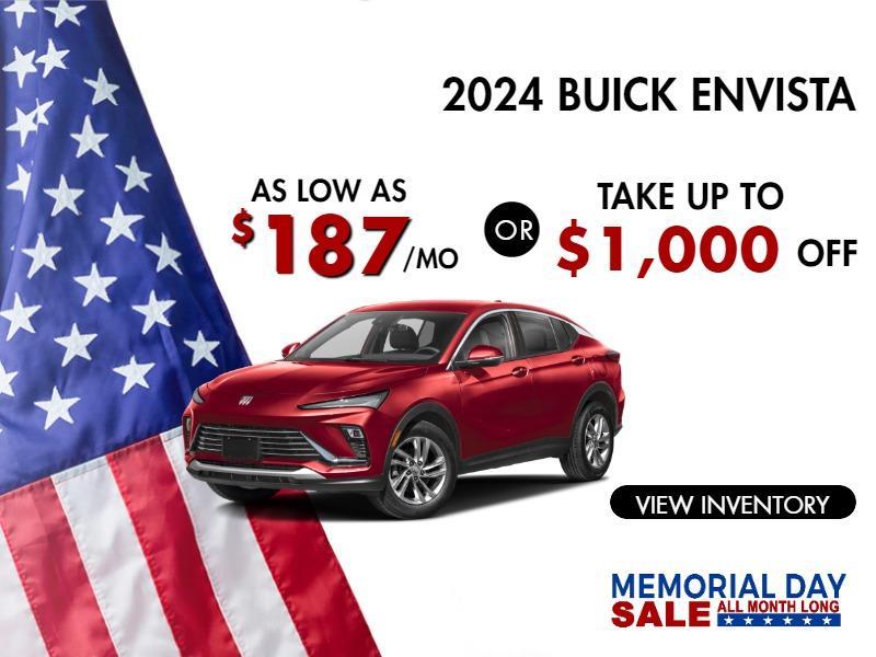 2024 Envista
Stock B1718

AS LOW AS $187/mo
 OR
 take up to $1,000 OFF