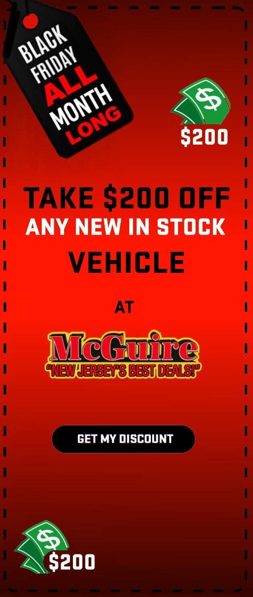 Take $200 OFF Any New in Stock Vehicle