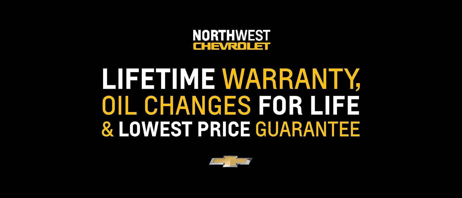 Lifetime Warranty and Oil Change