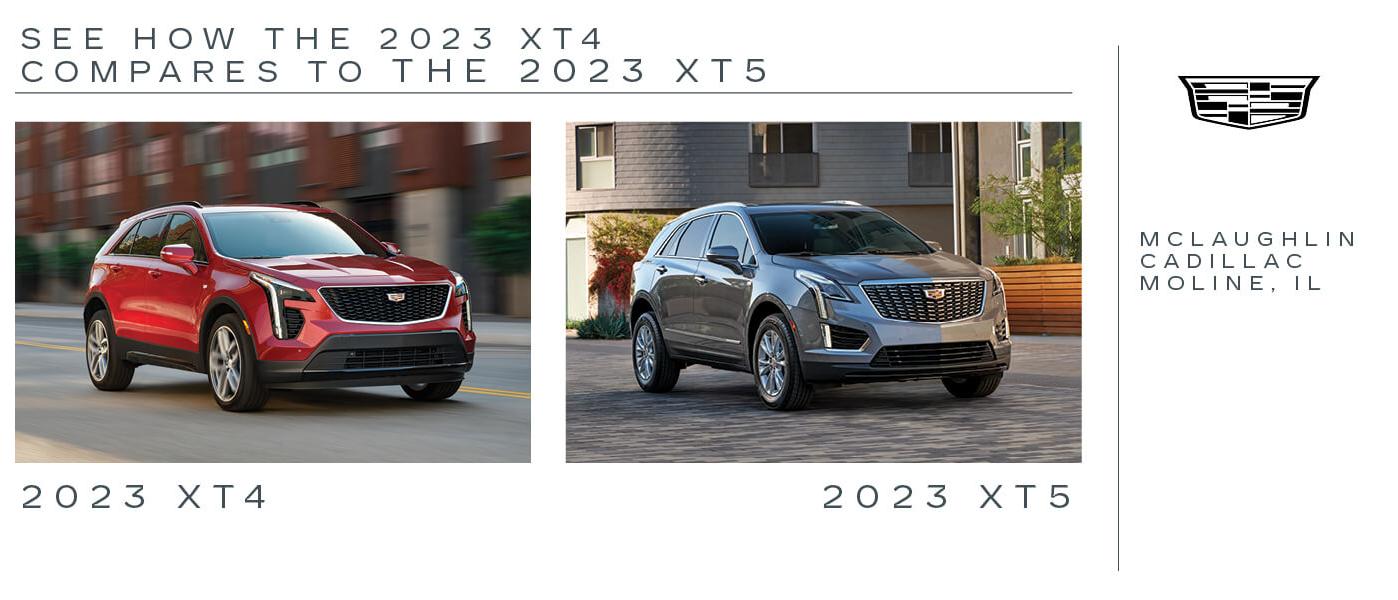 2023 Cadillac XT4 vs XT5 Interior, Dimensions, Towing