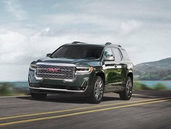 2021 GMC Acadia driving