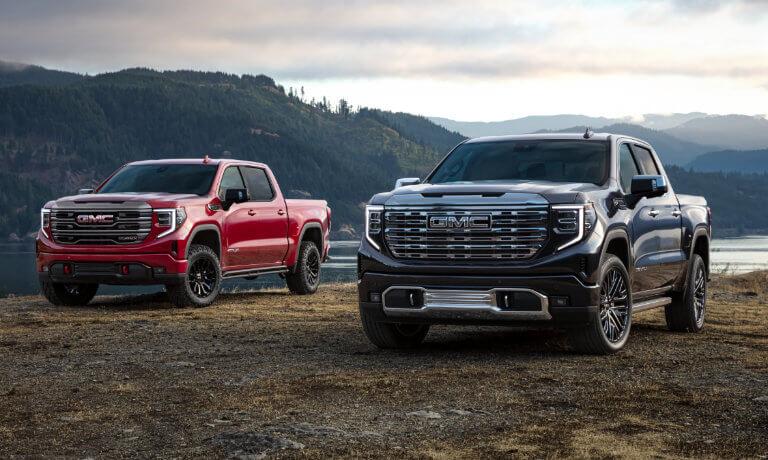 2022 GMC Sierra 1500 Limited exterior 2 side by side