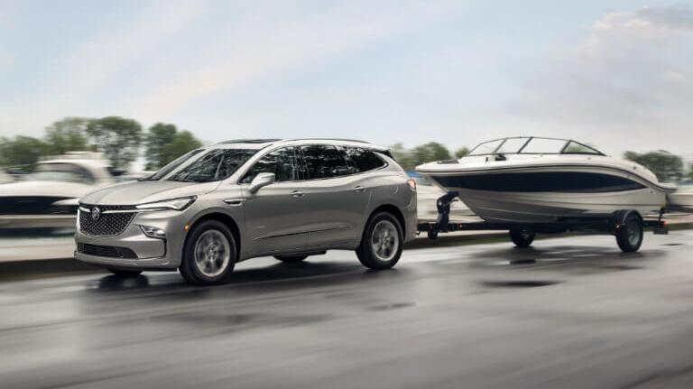 2024 Buick Enclave exterior towing boat