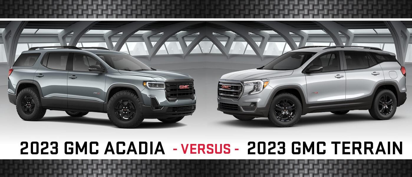 2023 GMC Acadia vs. Terrain | Oak Lawn, IL