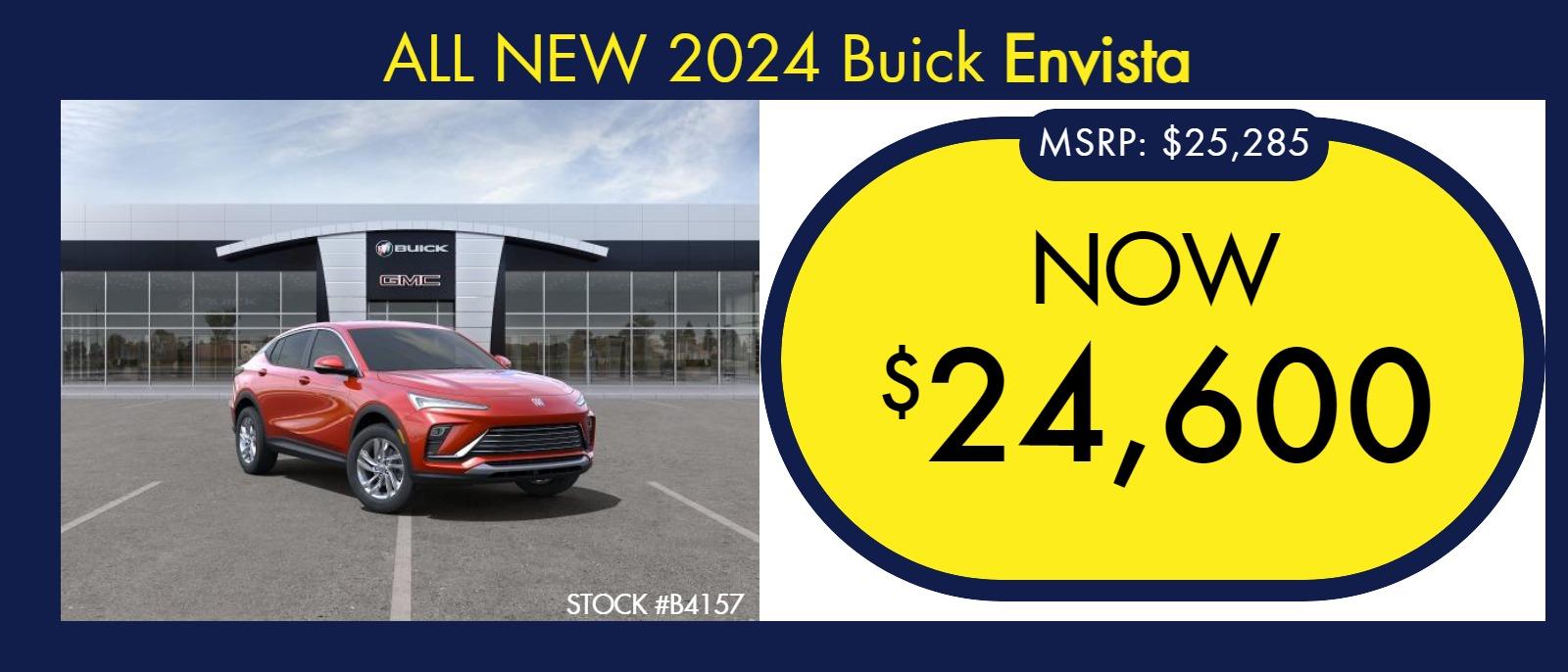 2024 Buick Envista
Stock #B4157
MSRP $25,285
NOW $24,600
