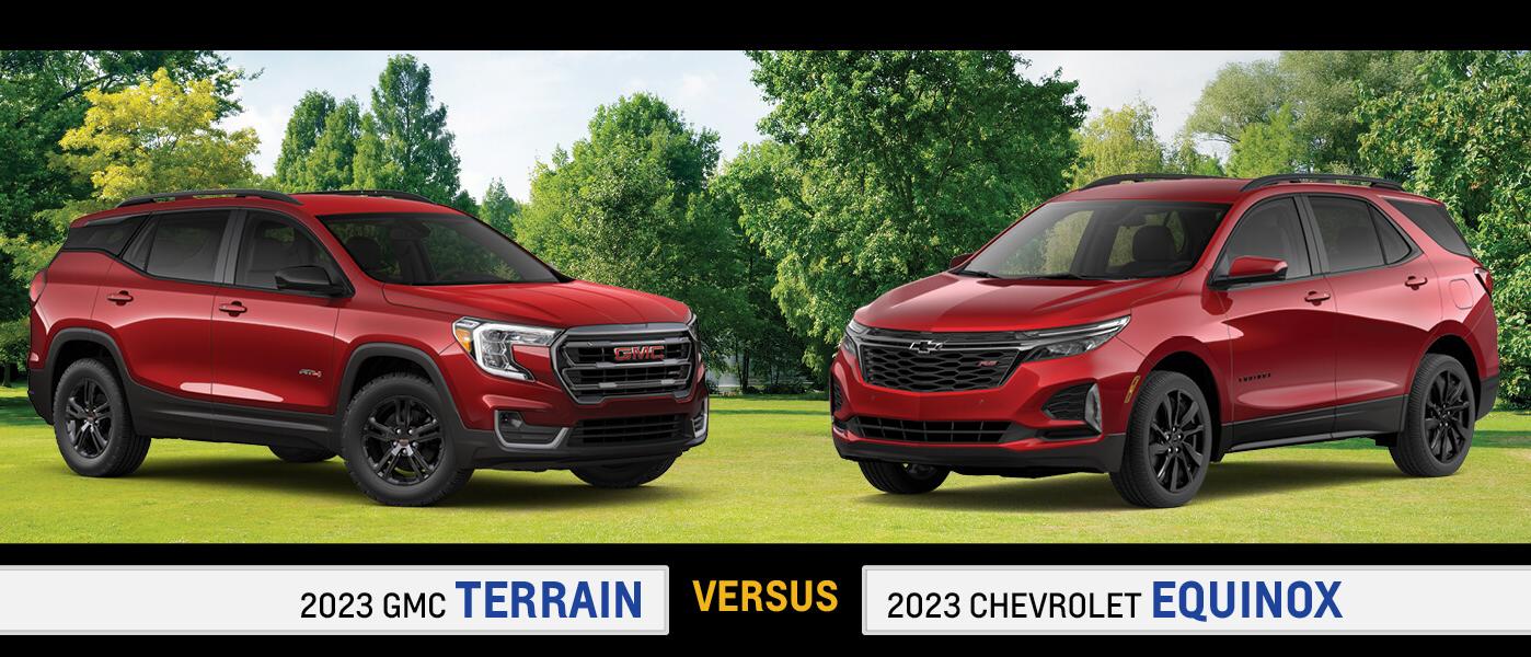 2023 GMC Terrain vs Chevy Equinox Features & Performance