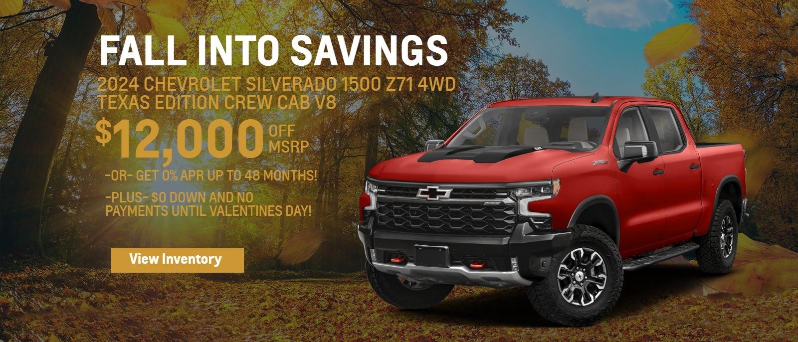 2024 Silverado 1500 Special Offer