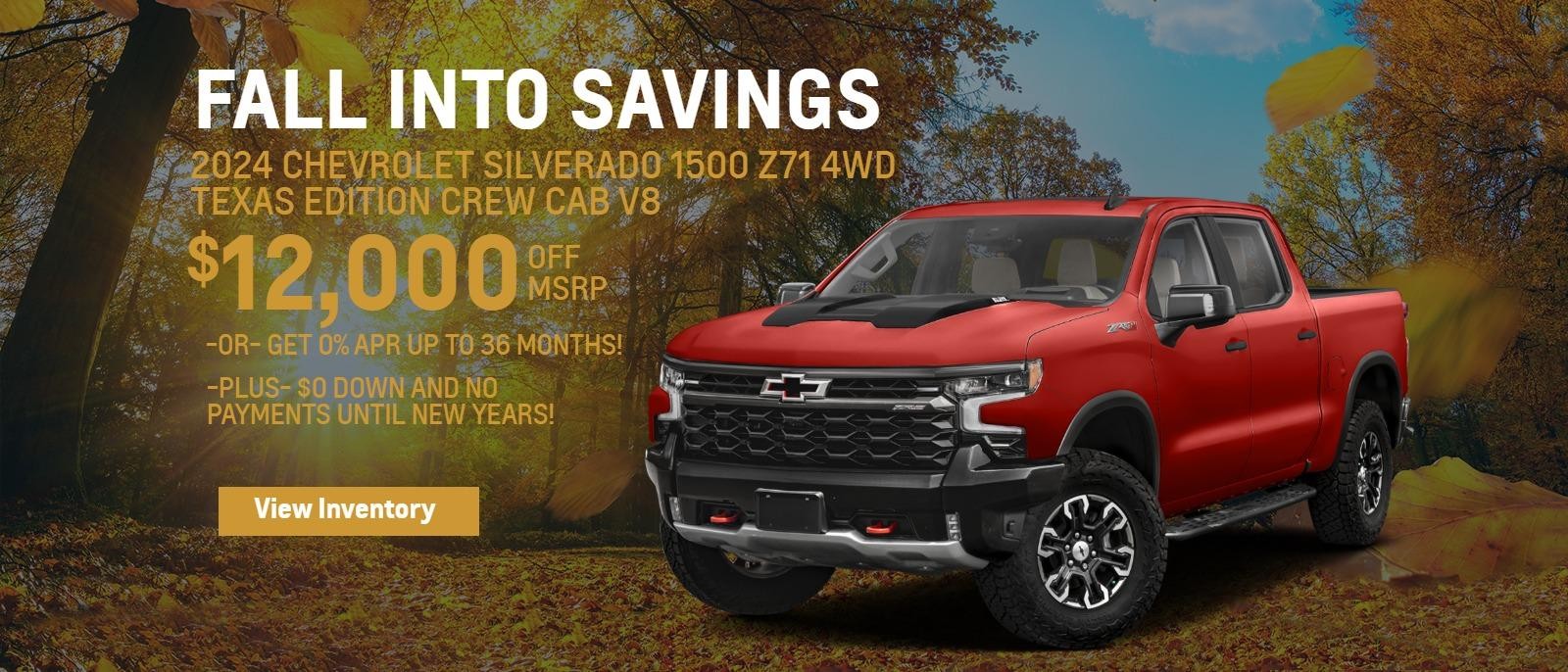 2024 Silverado 1500 Special Offer