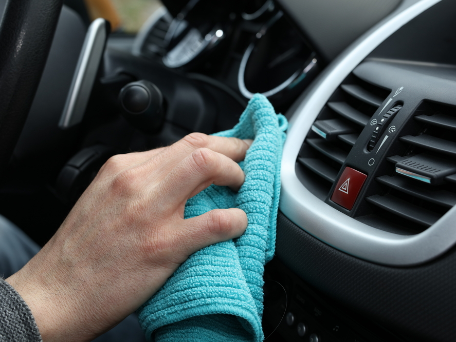 Cleaning Car Interior