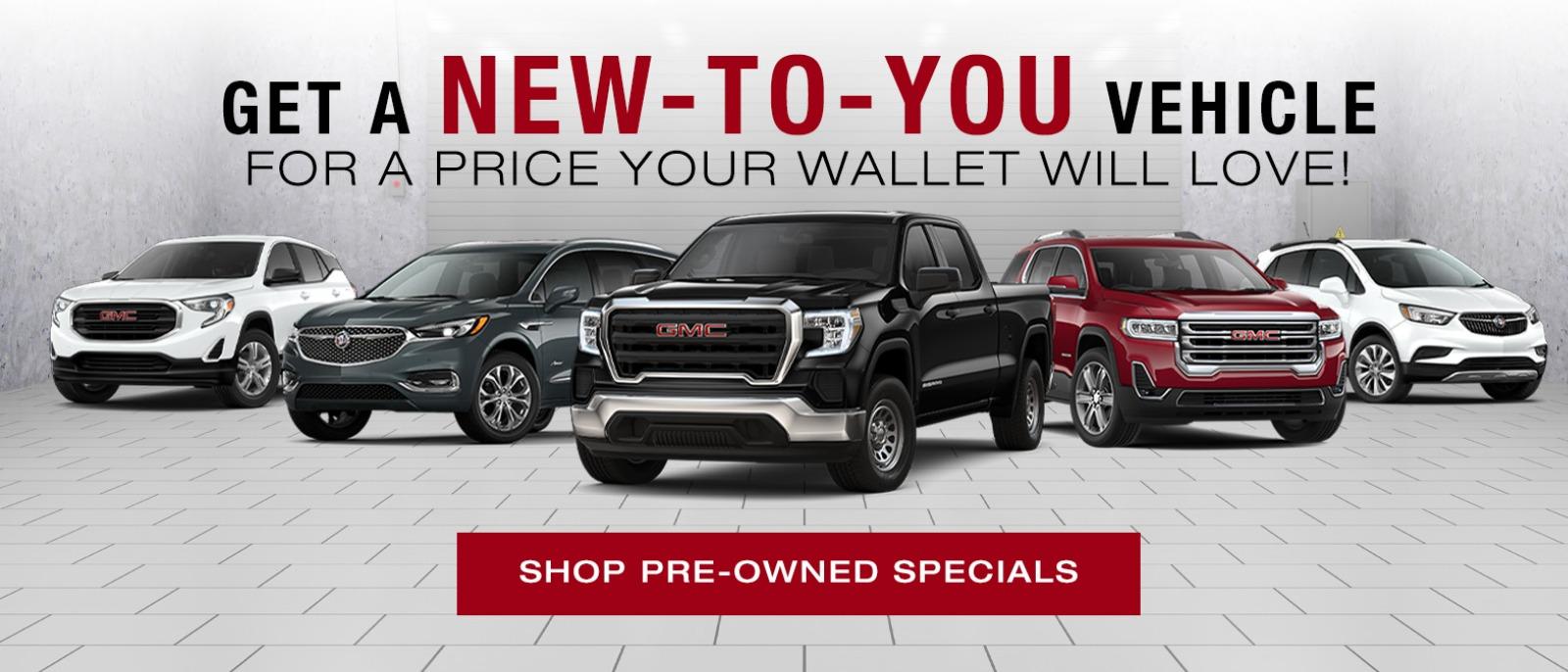 Shop Our Pre-Owned Vehicle Specials!