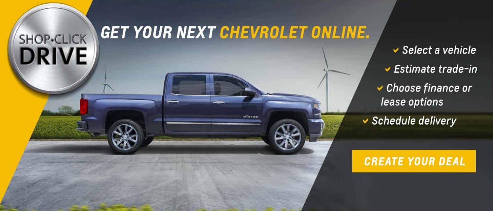 Get your Chevrolet online - SCD