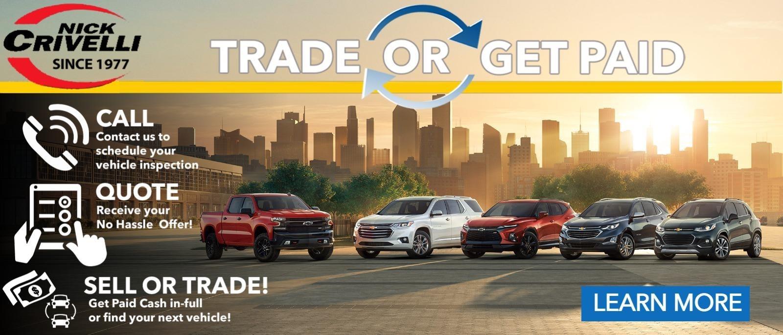 Trade or Get Paid in BEAVER at Nick Crivelli Chevrolet