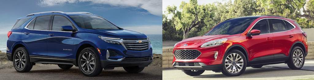 2022 Chevrolet Equinox vs 2022 Ford Escape