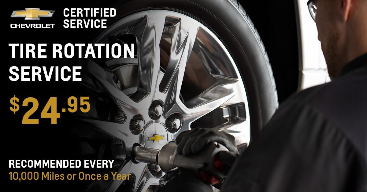 Chevrolet Tire Rotation Service Special Coupon