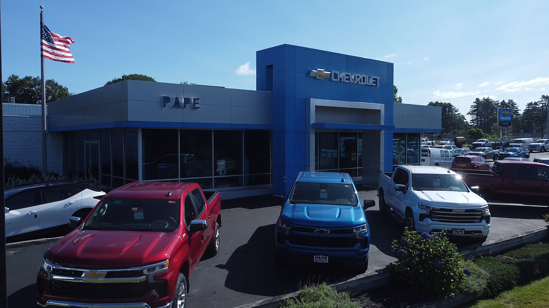 Store Front For Pape Chevrolet Chevy Dealer Portland Maine