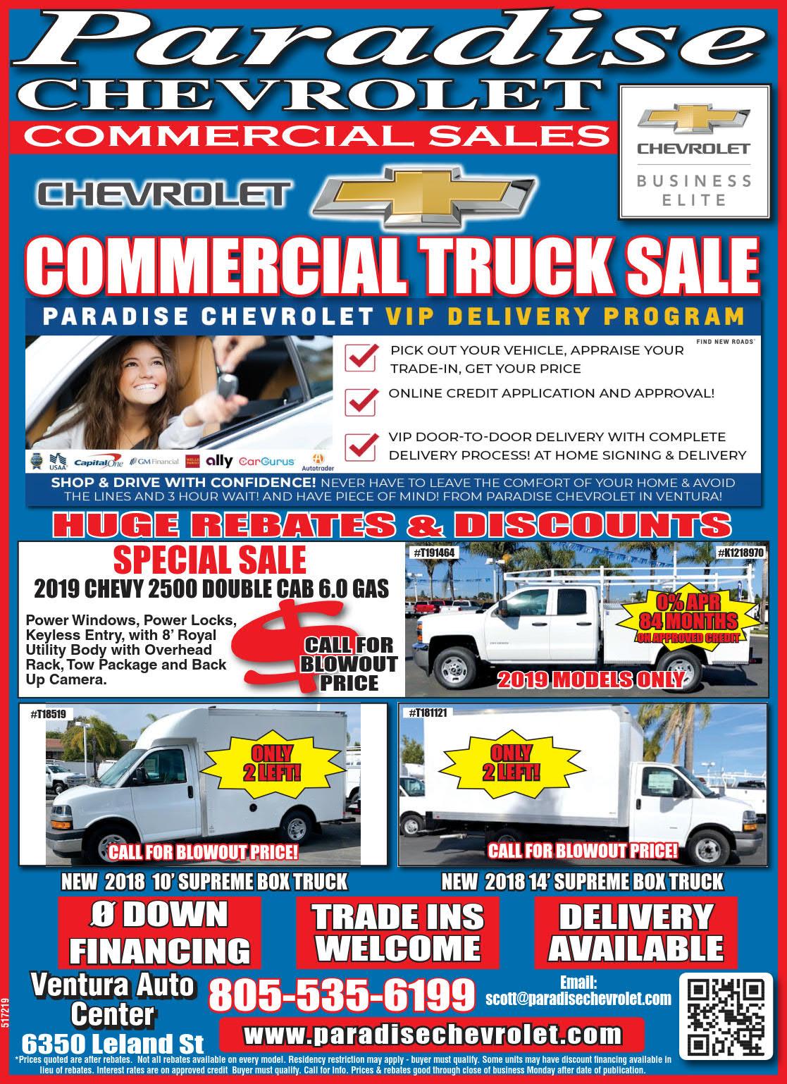 Commercial Truck Sale